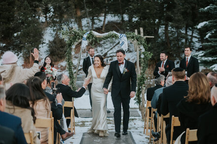 On the Wedding Day, Taking the Plunge (Quite Literally)