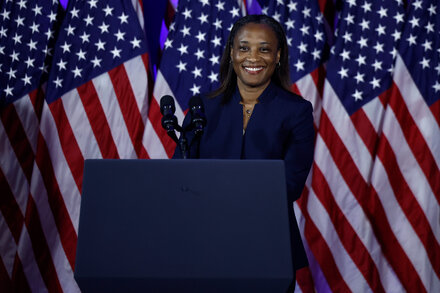 Newsom Names Emily’s List President as Feinstein Successor