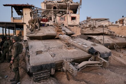 Journalists get a glimpse inside Israel’s invasion of Gaza.