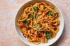Chile Crisp Fettuccine With Spinach, Sheet-Pan Bibimbap and Quick Chicken Fajitas