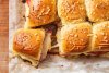 Simply Having a Wonderful Christmas Ham and Cheese Slider