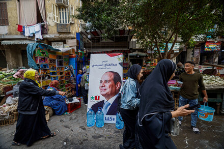 Gaza War Has Buoyed Egypt’s Leader Ahead of Presidential Vote