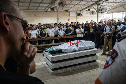 She rushed to help the wounded. Then she was shot herself.