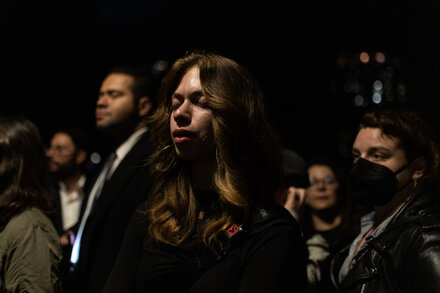 A service in Manhattan mourns the dead in Israel and Gaza, and protests the war.