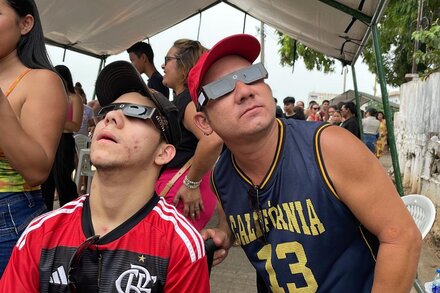 Deep in the Amazon, some towns had better eclipse fortune than others.