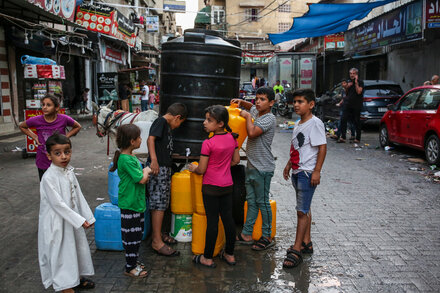 As essential resources dwindle in the Gaza Strip, residents turn to polluted water for survival.