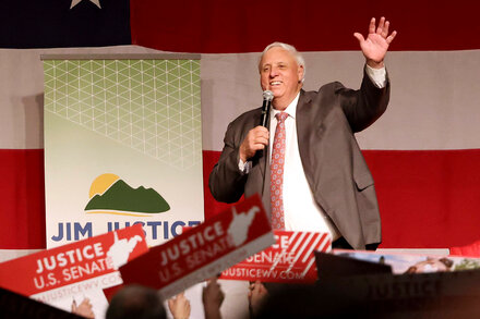 Trump Endorses Gov. Jim Justice in West Virginia Senate Race