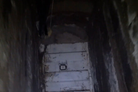 Israel’s military releases video it says shows a Hamas tunnel at Al-Shifa Hospital.