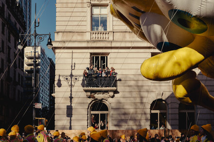 Macy’s Thanksgiving Day Parade Draws Spectators and Protests