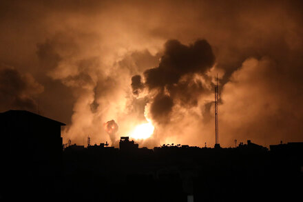 Gaza Goes Dark as Israel Attacks Intensify