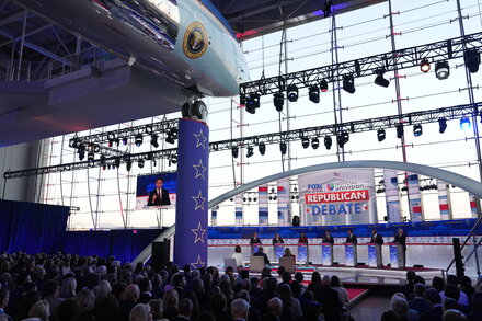 The debate brought sharp questions from outside the Fox News comfort zone.