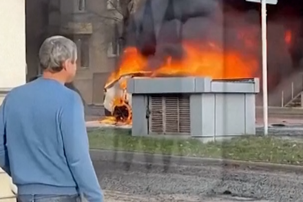 Ukrainian Missile Attack on a Russian City Kills at Least 20, Officials Say