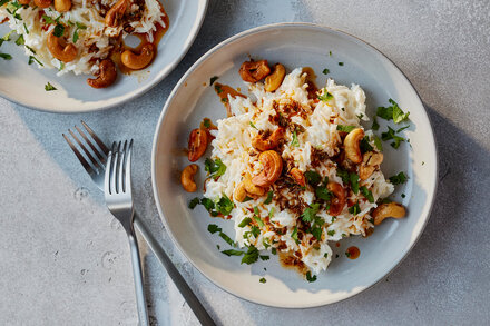 Cumin and Cashew Yogurt Rice to Kick Off Fall
