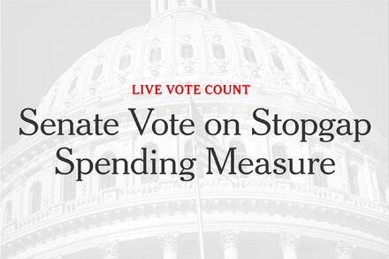 How Each Member Voted on the Senate Stopgap Spending Measure