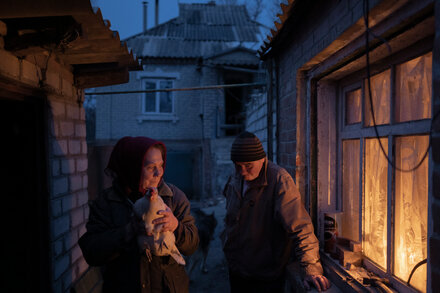 Surviving Winter in a Decimated Ukrainian Village
