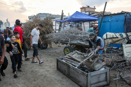 ‘Regresamos a la Edad de Piedra’: desplazados sobreviven en Gaza